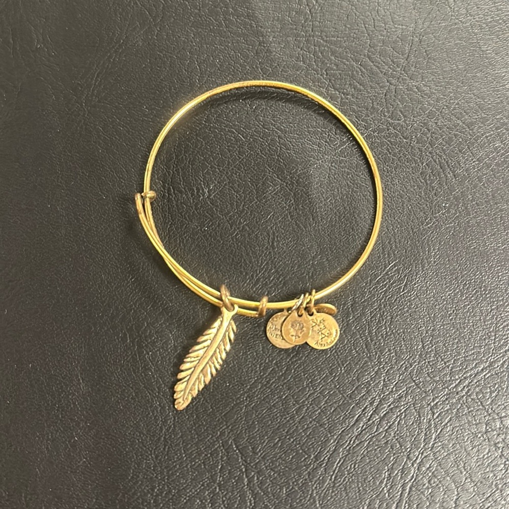 Alex and Ani Feather Bangle Bracelet